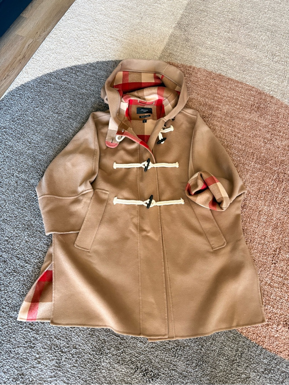 Max Mara Weekend 100% Wool Coat Enziana US 0 Autumn Campus Classic Coastal Cozy